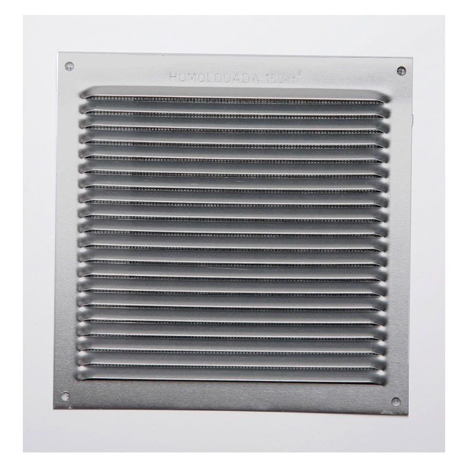 Fepre Vent cover without rim aluminium 0.6 natural colour 170x170mm (49444602)