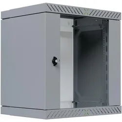 EFB Elektronik EFB 19inch 48.26cm wall-mounted housing X-Rack with glass door 400-600mm 12U gray RAL7035 (12 HE, 19 Zoll Rack), Serverschrank, Grau