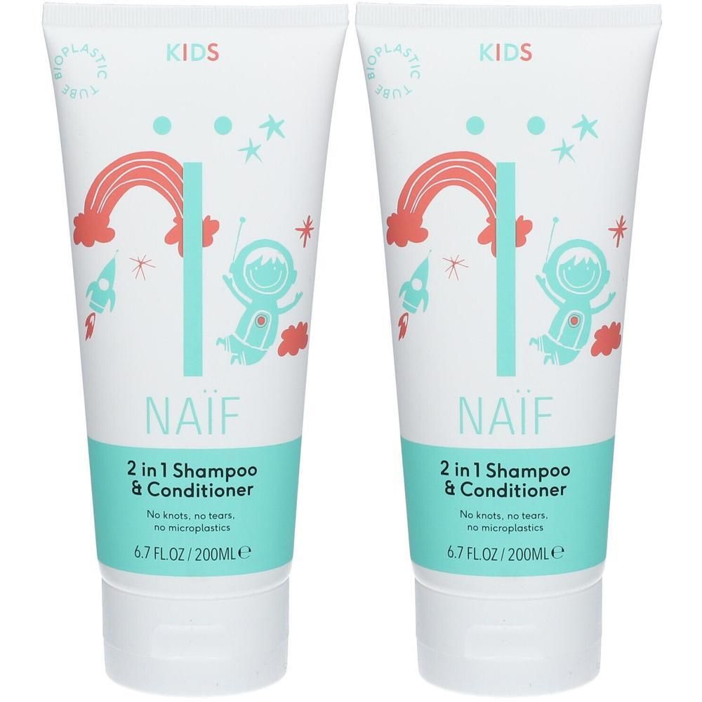 Naif Kids 2in1 Shampoo & Conditioner x2 2x200 ml