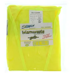 Senada Warnweste gelb im Beutel 1 St