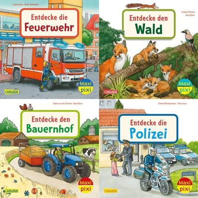 Maxi-Pixi-4er-Set 97: Entdecke deine Welt 2 (4x1 Exemplar), Set von , Carlsen, 978-3-551-03062-7