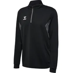 HUMMEL hmlAUTHENTIC HALF ZIP SWEAT black S