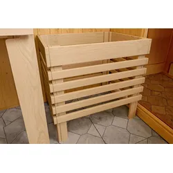 Karibu Ofenschutzgitter Superior Espenholz B 60 x T 47,5 x H 63 cm