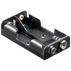 Batteriehalter für 2x Mignon AA mit Druckknopfanschluss