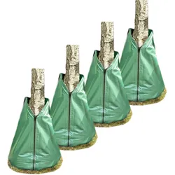 Novatool 4X Säcke für Baumbewässerung 75 Liter Grün Bewässerungsbeutel aus robustem PVC Baumsäcke Bewässerung Baumbewässerung Säcke Wasserbeutel Baum