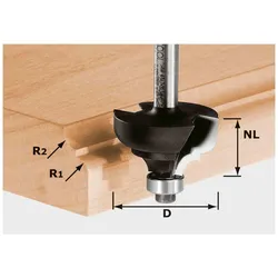 Festool, Fräser, Multiprofilfräser HW S8 D36,7/R6/R6