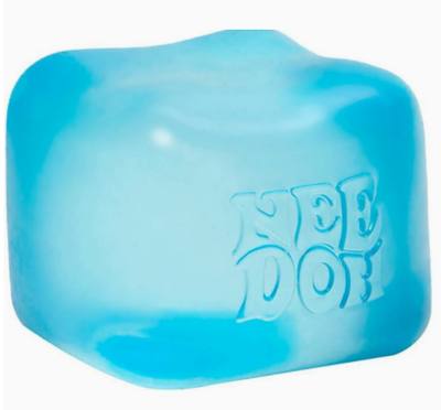JoyToys Schylling NeeDoh Nice Cube Sensory Toy Soft Fidget Cube For Stress Relief & Focus blue