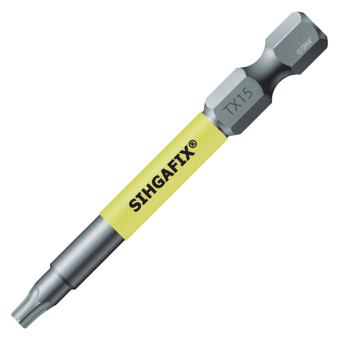 Sihga Schraubendreher-Einsätze FIX 60 mm (Innensechsrund TX) (40092)