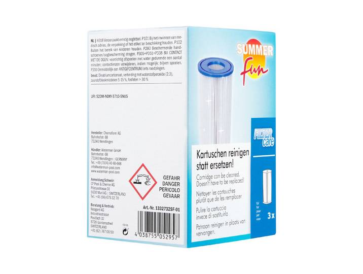 Summer Fun Filter Care 3 Stück