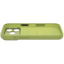 Decoded MagSafe Schutzhülle für iPhone 17 Pro / 18 Pro Antimikrobielles Silikon (Apple iPhone 17 Pro, Apple iPhone 18 Pro), Smartphone Hülle, Grün