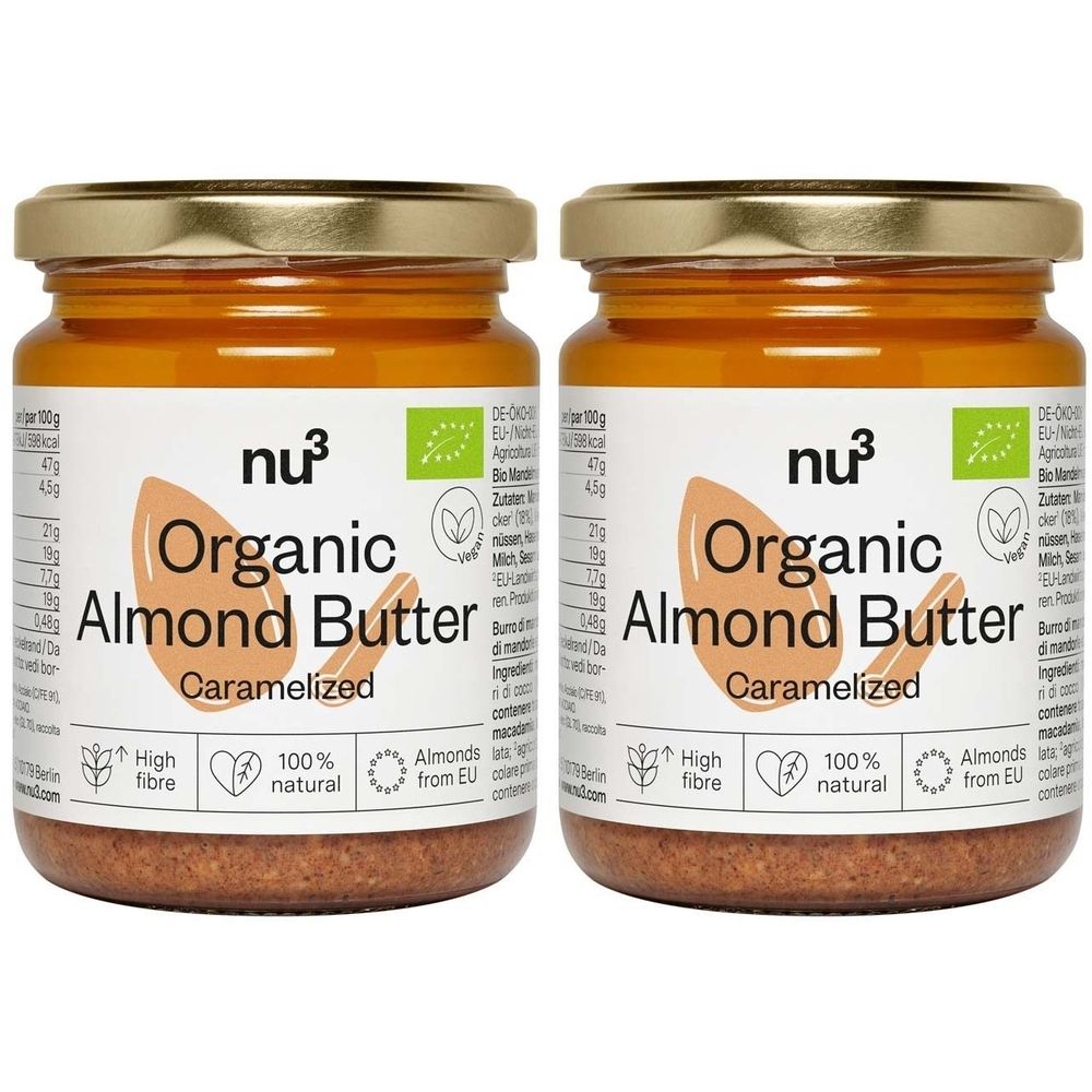 nu3 Bio Almond Butter Caramalized x2 2x250 g Bissen
