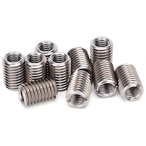 Set van 10 Reductiemoeren M8 naar M12 van Roestvrij Staal voor Schroefdraad Reparatie