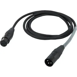DAP FLR01 XLR M/F Mic/Line Cable Rean RC3 series 1,5 m - versilbert