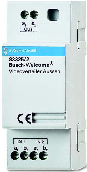 Busch-Jaeger Répartiteur vidéo extérieur REG 83325/2 (2CKA008300A0043)