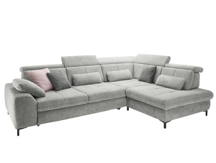 Musterring Set One Ecksofa 3400 R mit Funktionen Grau