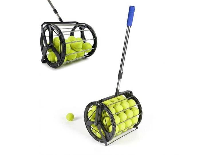 Relaxdays Tennisballenverzamelaar Roller