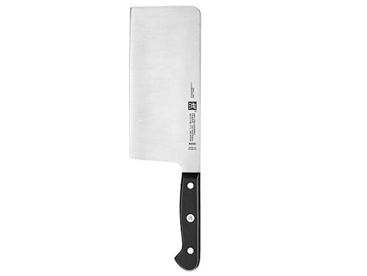 Zwilling J.A. Henckels Zwilling Gourmet 17,8 cm Chinesische Kochmesser/Gemüse Hackmesser, schwarz/Edelstahl