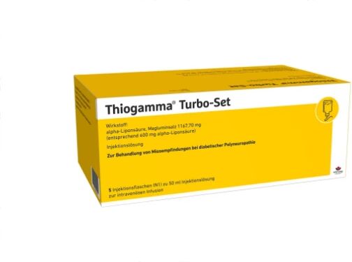 Wörwag Pharma GmbH &amp; Co. KG Thiogamma Turbo Set 5x50 ml