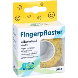 Um Easyplast Fingerpfl.selbsth.2,5cmx5m gelb Smil.