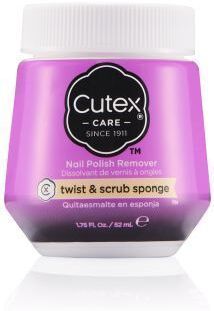 Cutex Sponge Polish Remover Twist & Scrub 52 ml