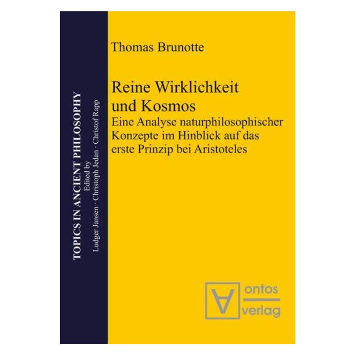 De Gruyter Brunotte:Reine Wirklichkeit und Kosmos (Deutsch, Hardcover, Thomas Brunotte) (67763515)