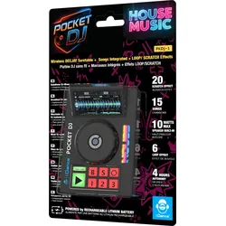 Kabelloser DJ-Plattenspieler + integrierte House-Songs + Loop-/Scratch-Effekte