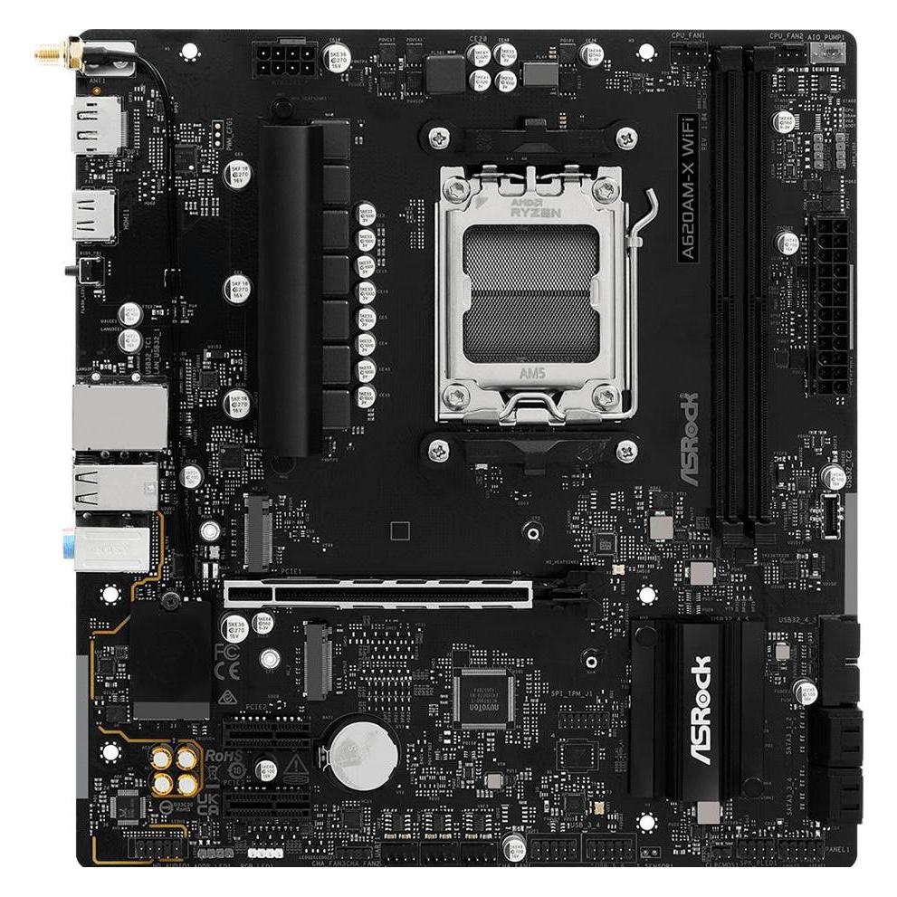 AsRock A620M-HDV (AM5, AMD A620, mATX) (90-MXBSU-A0UAYZ)