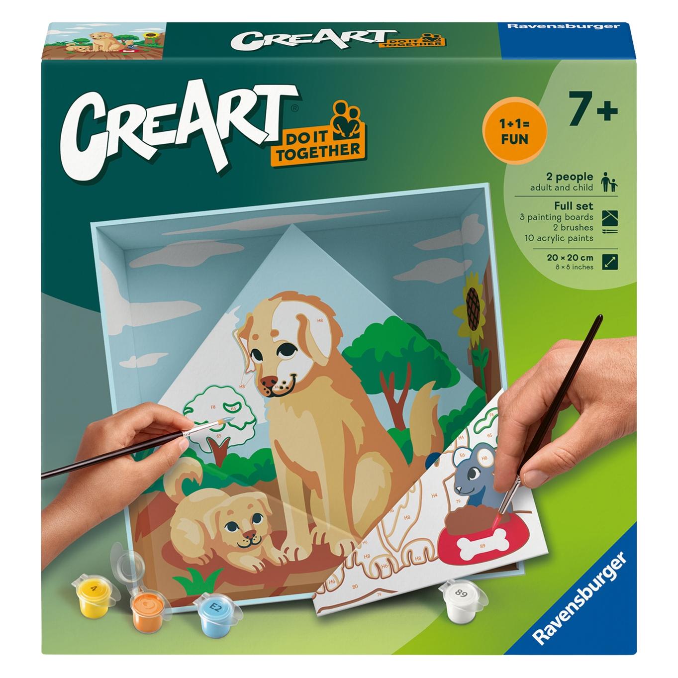 Ravensburger CreArt Do it together - Hunde (25866)