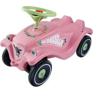 BIG Rutschauto 800056110, Bobby Car Classic Flower, ab 1 Jahr, rosa