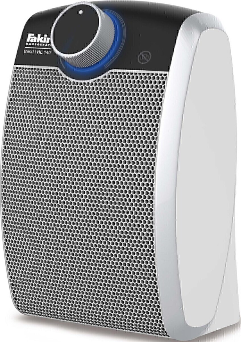 Fakir Trend HL 140 Elektrische Keramische Verwarming met Ventilator, Zilver en Wit