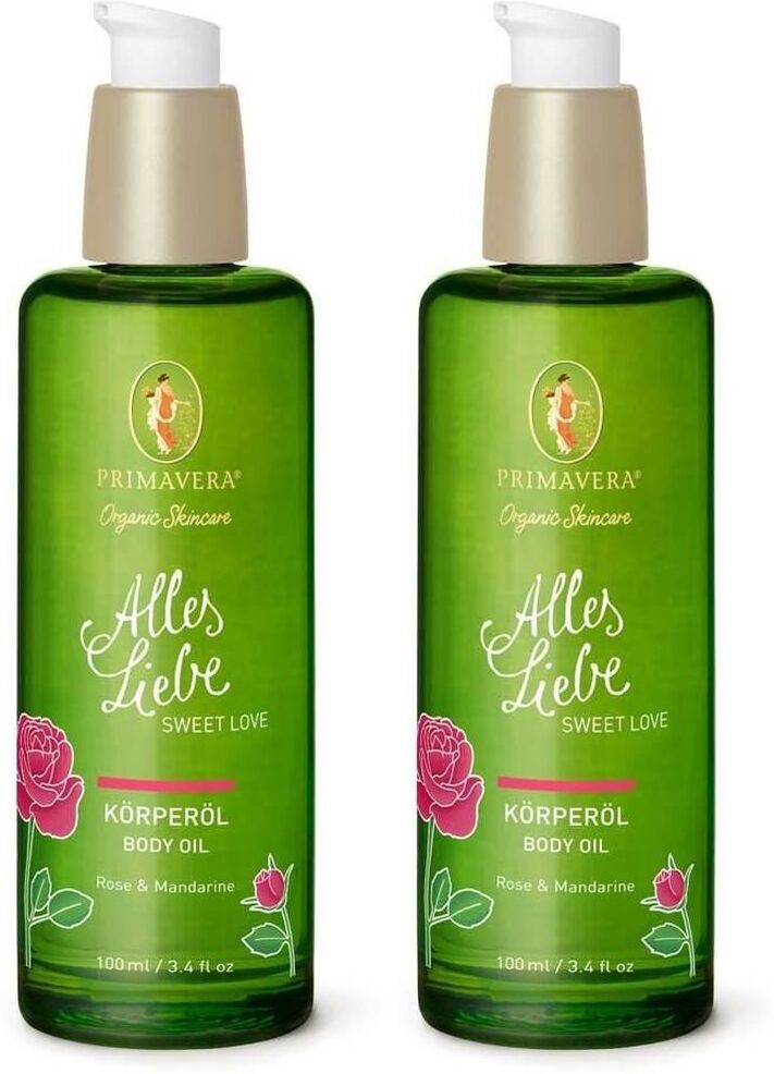 PRIMAVERA Alles Liebe Körperöl 2x 2x100 ml Öl