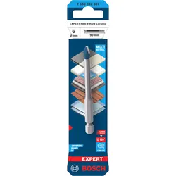 Bosch EXPERT HEX-9 Hard Ceramic Bohrer, 6 x 90 mm - 2608902307