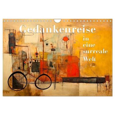 Gedankenreise in eine surreale Welt (Wandkalender 2027 DIN A4 quer), CALVENDO Monatskalender