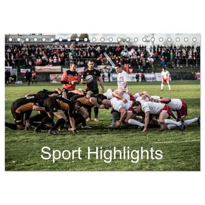 Sport Highlights (Tischkalender 2027 DIN A5 quer), CALVENDO Monatskalender
