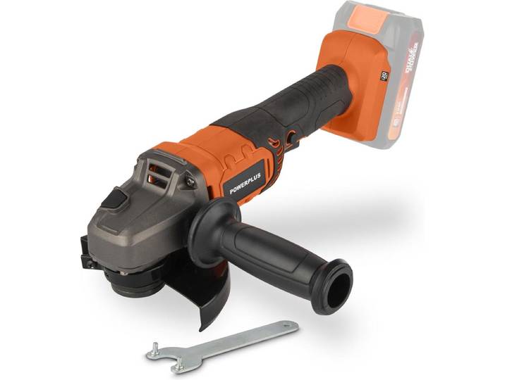Powerplus POWDPO5000 accu haakse slijper - 20 V - 125mm schijfdiameter - Zonder accu en lader\, gereedschap