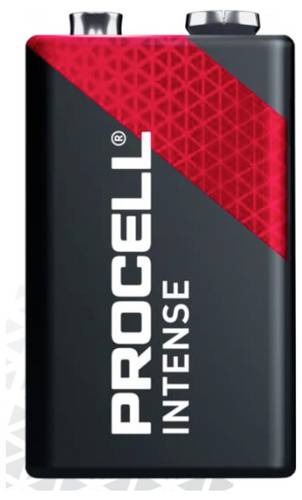 PROCELL Intense 9V Block-Batterie Alkali-Mangan 628 mAh 9V