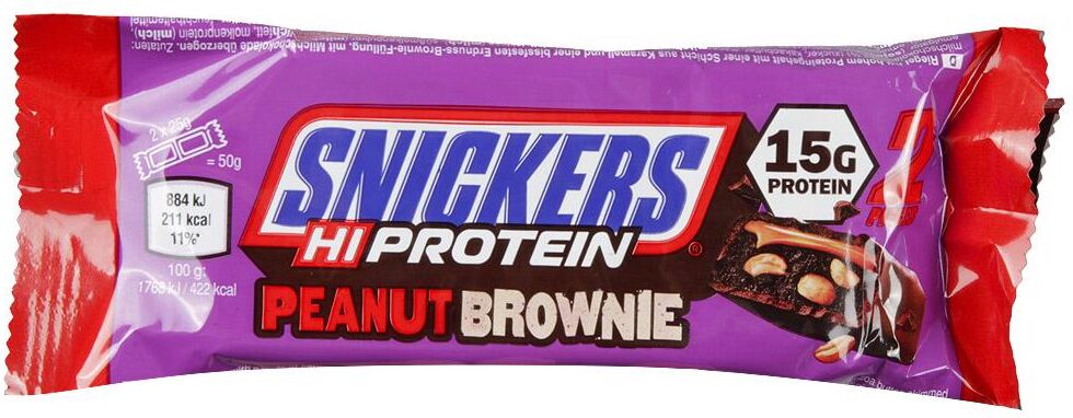 Mars Protein  - Snickers Bar Protein High Peanut Brownie - Barre Energétique