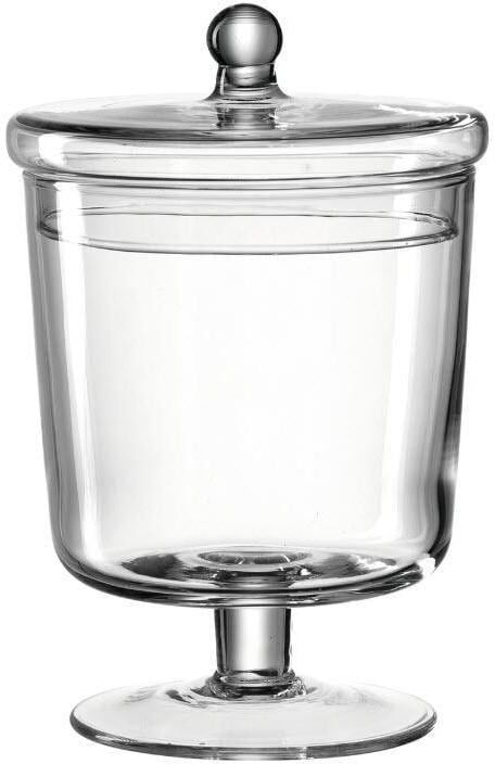 Vorratsglas LEONARDO "Poesia", transparent, H:20cm Ø:14cm, Glas, Lebensmittelaufbewahrungsbehälter, Vorratsglas transparent B/H/L: 20cm