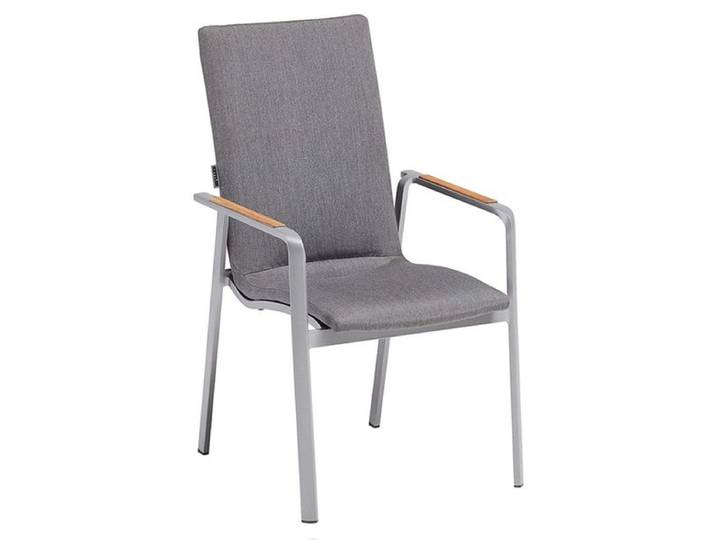 Kettler Diamond Stapelsessel Aluminium/Sunbrella Hellgrau