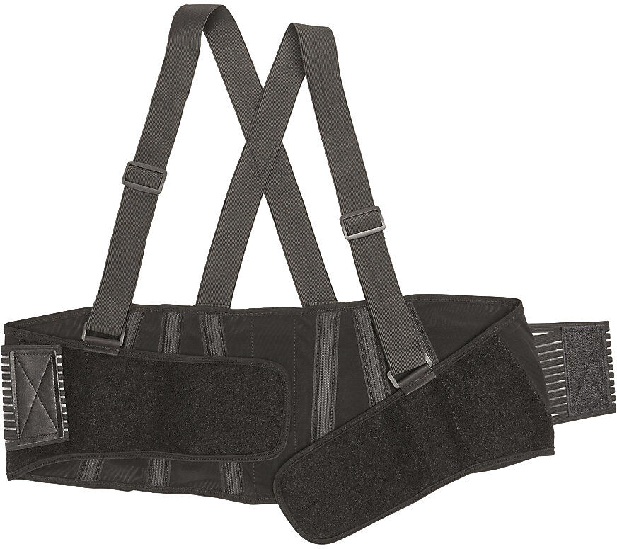 kaiserkraft Rückenstützgurt Premium, mit Hosenträgern, Größe XL, Bauchumfang 960 - 1070 mm, ab 10 Stk