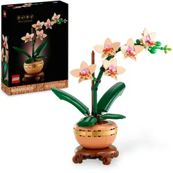 LEGO Botanicals Mini-Orchidee, Kunstblumen Set für Erwachsene 10343