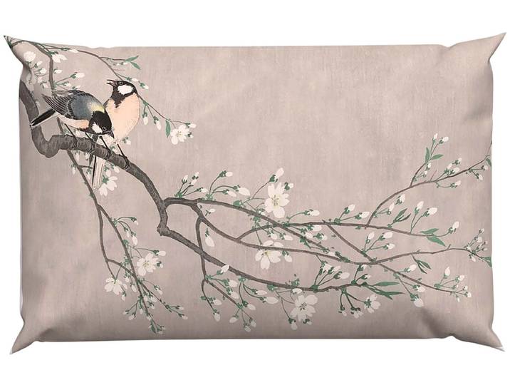 LOTUS Kopfkissenbezug BIRDS 65x100cm bambus