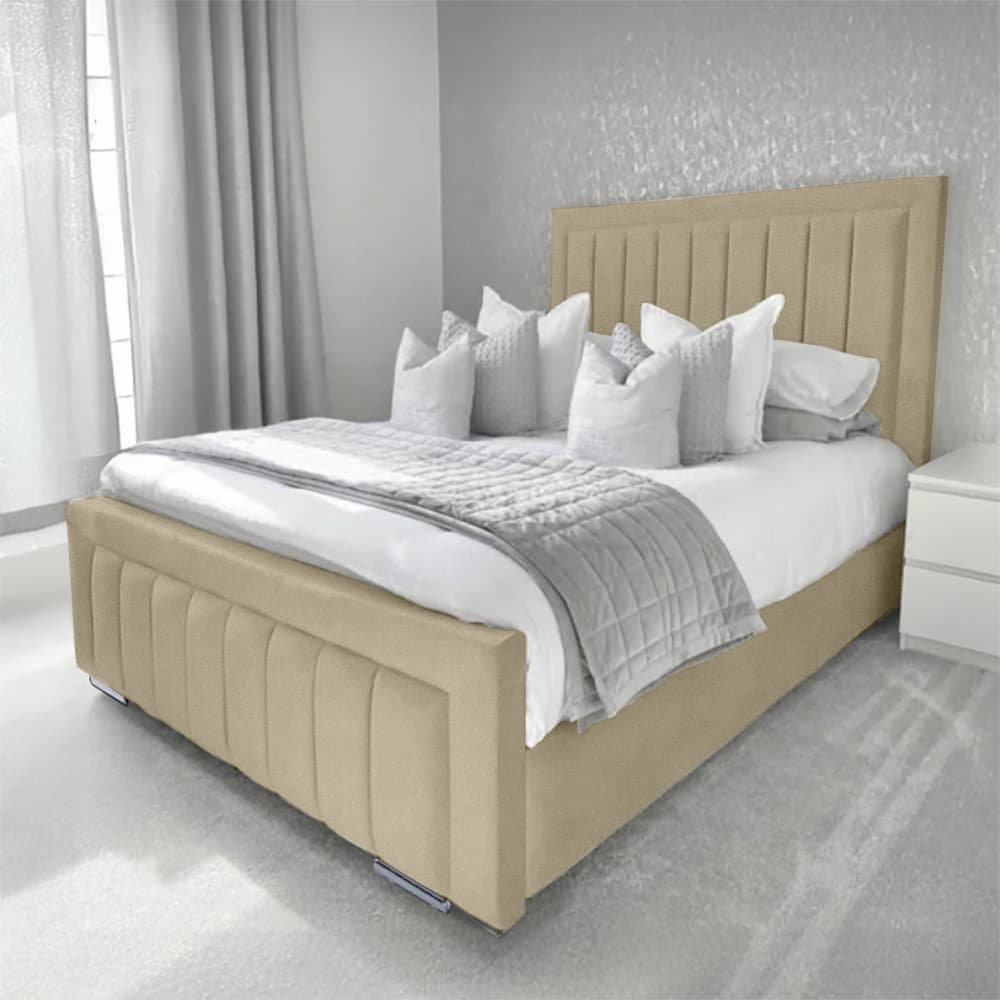 Canora Grey Abianna Upholstered Bed Coffee Kingsize (5')