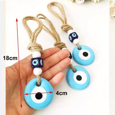 Inspire Essentials Macrame Evil Eye Wall Hanging Nazar Protection Home Decor 18