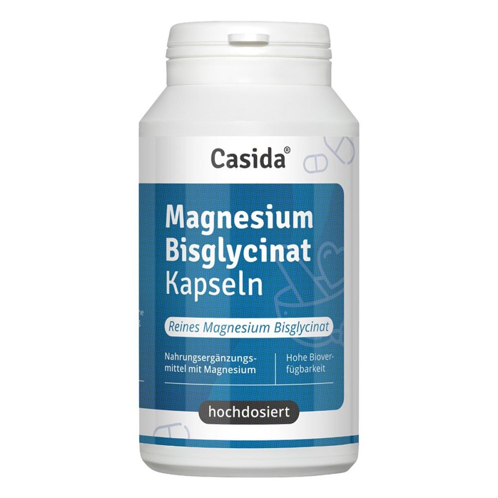 Casida GmbH Magnesium Bisglycinat Kapseln hochdosiert 20603829