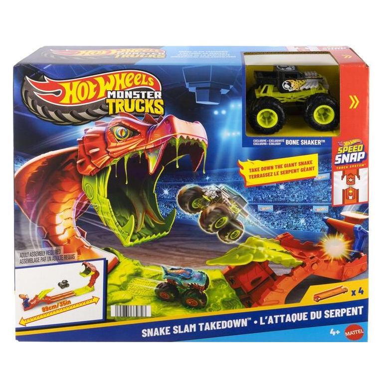 Mattel Hot Wheels Monster Trucks Gigantische Schlangenjagd (JJN44)
