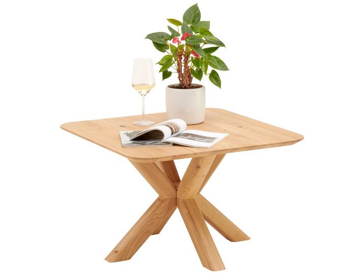 Linea Natura Beistelltisch LINUS, eiche, Massivholz