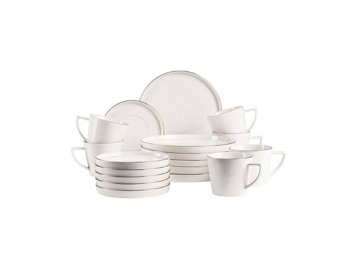 Mäser Kaffeeservice 18-tlg. mit Goldrand postsicher Serie SITA