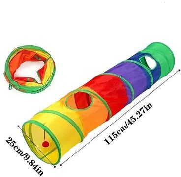 Uplifted Finds "High Durability Foldable ""Crinkle Core"" Play Tunnel through"