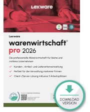 Lexware warenwirtschaft pro 2026 Abo-Vertrag 1 Jahr 3 Benutzer Download Win, Deutsch (nur für Neukunden) (09171-2042)